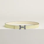 Mini Constance Touareg belt buckle & Reversible leather strap 24 mm - Image 2